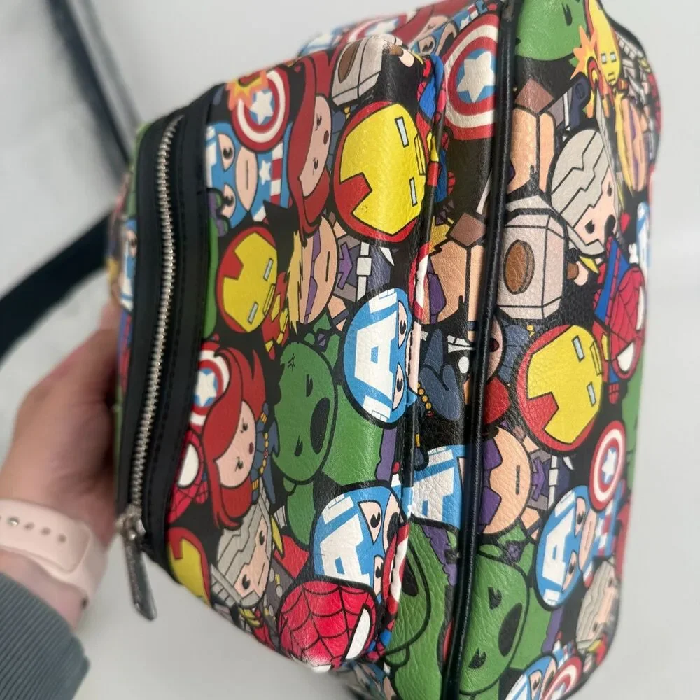 Loungefly Marvel Chibi Avengers Mini Backpack Colorful Kidcore Superhero